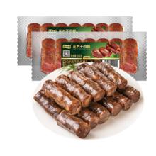 龙大 山东风味纯猪肉干香肠 160g*2*7件