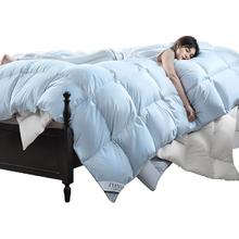 富安娜 xJDear京东联名 90%鸭绒被冬被双人加厚被芯1200g羽绒 203x229cm