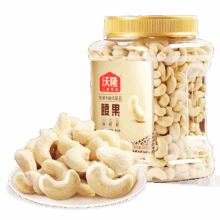 沃隆 腰果仁500g罐装原味不带皮大腰果干货营养零食每日坚果白腰果 原味0添加 500g