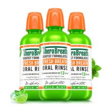 淘金币可用、88VIP：凯斯博士 温和薄荷漱口水473ml*3