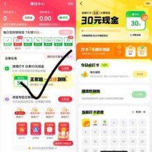 美团-底部-视频 右边浮窗进
进入赚钱钱中心，如图活动
有打卡31天，可领30亓现金
66天是50元，30天则是20元