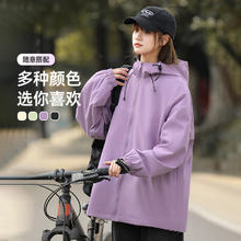 88VIP会员：雪中飞 外套女25秋季连帽防泼水工装夹克女士户外露营登山服PC