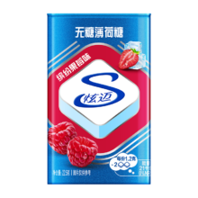 炫迈 无糖薄荷糖 缤纷果莓味 22.5g 清新口气 浓郁果味