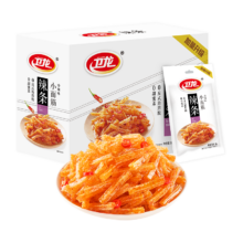 卫龙 小辣棒 香辣味小面筋 480g*1盒 共20包*4件