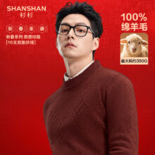 PLUS会员惊喜价169元！SHANSHAN 杉杉 纯羊毛衫男 秋冬 100%绵羊毛 加厚柔软保暖 毛衣 休闲圆领