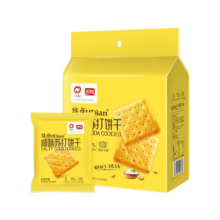 盼盼 悠点咸味苏打饼干 450g（18包） 休闲零食营养早餐办公下午茶食品