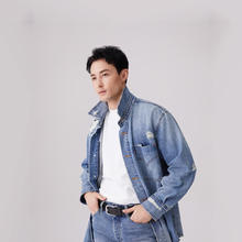 Levi's 【3M新雪丽】可拆卸内胆破洞两穿牛仔夹克棉服外套 0017L-0000