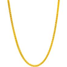 周大福 肖邦链黄金素链项链 EOF1604 45cm 足金 约5.80g