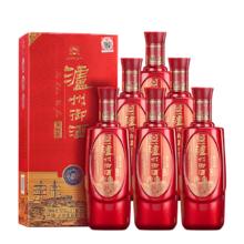 泸州老窖 泸州御酒庆装 52度浓香型白酒 500ml*6瓶 京东自营年货礼盒