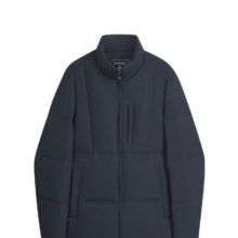 劲霸 商务休闲男装秋冬短版茄克羽绒服立领外套 适合37-38