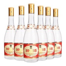 山西杏花村汾酒 黄盖玻汾 53度清香型白酒 475ml*6瓶