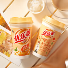 优乐美 原味椰果奶茶 经典杯装 多口味 任选 × 7件