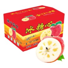 MIYUTAOYUAN 新疆冰糖心红富士苹果 10斤一级果80-95mm净重8.5斤+