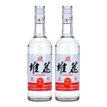 江西堆花酒坊 52度浓香型白酒 纯粮光瓶酒 500ml*2瓶