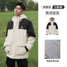 25号0点:骆驼 蛟龙羽绒服Pro 热能工装羽绒服 男女同款