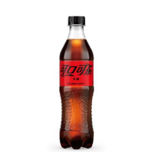 可口可乐 无糖可乐 500ml*20瓶 整箱装 碳酸饮料