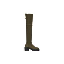 STUART WEITZMAN SW SOHOLAND 厚底圆头系带瘦瘦靴过膝靴骑士靴