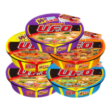 日清食品 UFO飞碟炒面方便面 多口味组合装 5碗 总603g