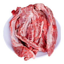 京东超市 海外直采 进口原切牛胸部肋条 牛肉生鲜烧烤 500g*4净重4斤