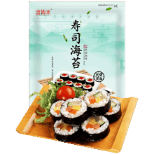 盛源来 寿司烤海苔 竹帘 日韩紫菜寿司包饭材料 即食家用 紫菜卷 露营用