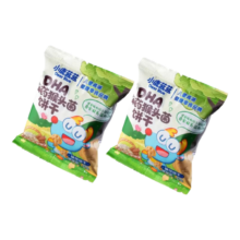 小鹿蓝蓝 DHA山药猴头菌饼干 高钙猴菇芡实茯苓磨牙棒 20g*2