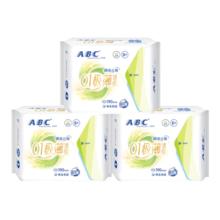 ABC 极薄迷你卫生巾日用190mm 8片*3包 超薄透气护翼款