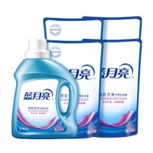 蓝月亮 深层洁净洗衣液 薰衣草香型 1kg瓶+1kg×4袋 10斤组合装
