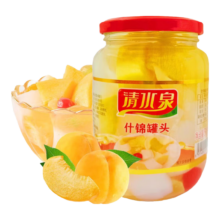 清水泉 什锦罐头 510g 时令鲜果 糖水即食 整箱批发