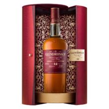 The GlenDronach 苏格兰单一麦芽威士忌洋酒12/15/18/21年礼盒装700ml 格兰多纳12年单支礼盒