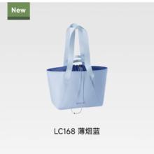 蕉下 大容量旅行袋登机出差托特包待产包轻便扩容单肩包 小号35L 薄烟蓝