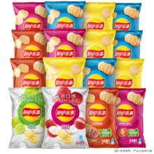 乐事 Lay's 薯片 混合多口味 40g*16包 零食大礼包 百事食品