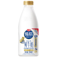 光明 优倍3.6g蛋白鲜牛奶 瓶装 低温纯牛奶 780ml×3瓶