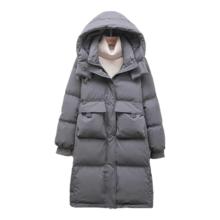 雅鹿 超高充绒量 羽绒服 保暖中长款 连帽外套