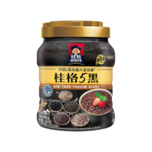 桂格 5黑混合即食燕麦片 860克 添加黑芝麻 零添加白砂糖
