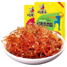 川汉子 灯影牛肉丝 五香味 120g小袋装 开袋即食 休闲零食