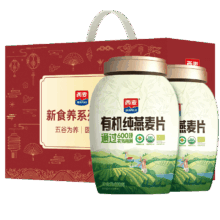西麦有机纯燕麦片礼盒1760g