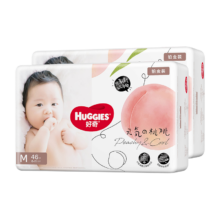 HUGGIES 好奇 小桃裤 M码 纸尿裤 92片