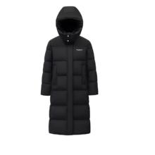 12日20点：雪中飞 中长款羽绒服女 2025新款 骐骥红 加厚过膝外套