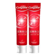 高露洁 密集焕白美白牙膏 120g*2支
