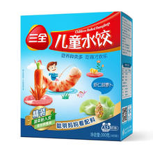 三全 儿童虾仁水饺系列 42只 300g