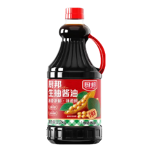 厨邦酱油黄豆酿造调味品家用调料凉拌炒菜厨房做饭上色提鲜老抽生抽 厨邦生抽酱油2.2kg