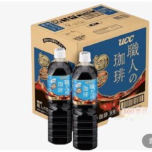 悠诗诗 UCC 浓香咖啡饮料 加糖 900ml*3瓶