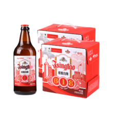 青岛啤酒 德式小麦精酿白啤 618ml*6瓶*2箱 京东定制礼盒装 年货送礼 3件