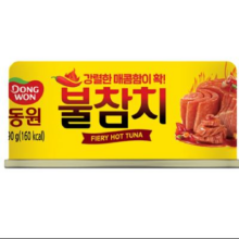 东远韩国进口火辣味金枪鱼罐头90g