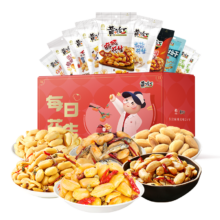 PLUS会员：黄飞红 全家福礼盒 烘烤花生米 621g