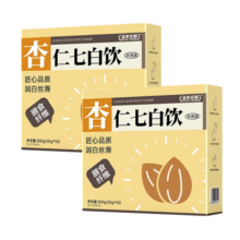 盖亚农场 杏仁七白饮 300g*2盒*3件 山药莲子百合冲饮 即食早餐 五谷杂粮 营养代餐粉