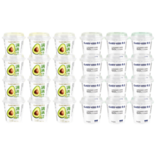 卡士 牛油果风味发酵乳12杯+乳酸菌原味100g*12杯 共24杯全程冷链 源头直发