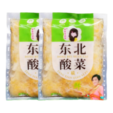 巧媳妇 正宗东北农家酸菜丝泡菜 手工传统大缸腌制 500g*2袋