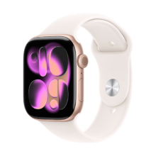 限地区：Apple Watch Series 11 46mm 智能手表 玫瑰金色 GPS版 M/L