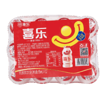 喜乐 原味乳酸菌发酵饮品 95ml*12 含乳饮料